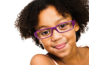 Child wearing eyewear